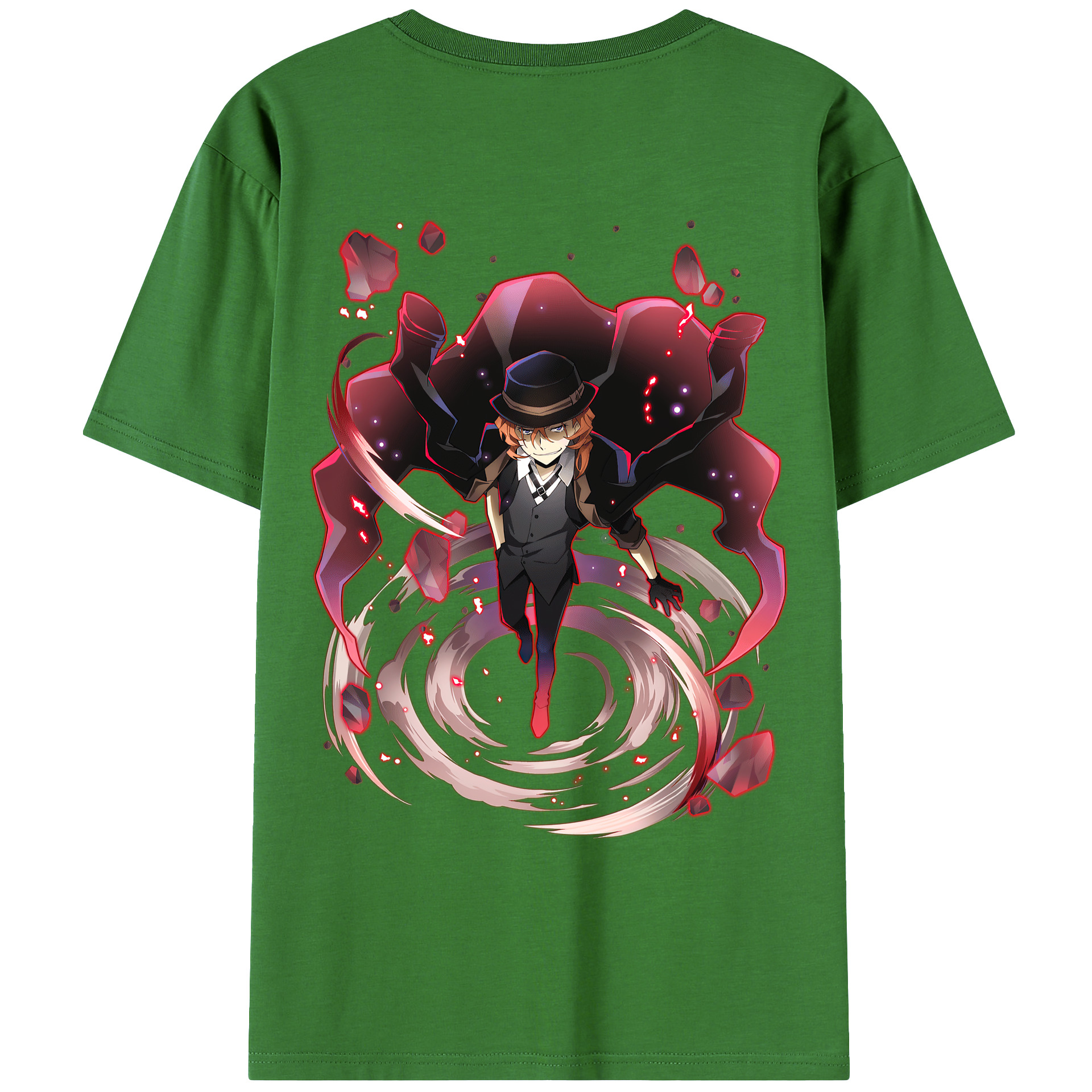 （画像用） 文豪ストレイドッグス Bungo Stray Dogs レディース半袖Tシャツ(バックプリント)